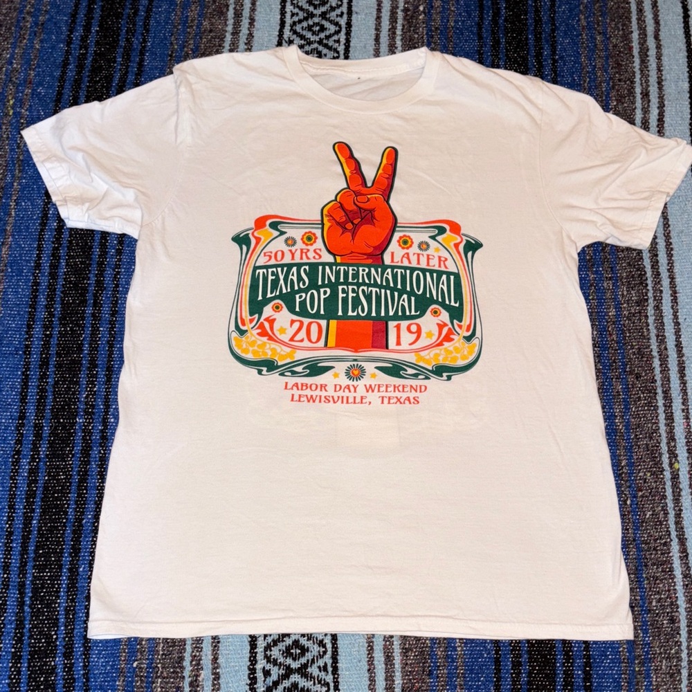 Texas International Pop Festival 50th Anniversary Tee Shirt